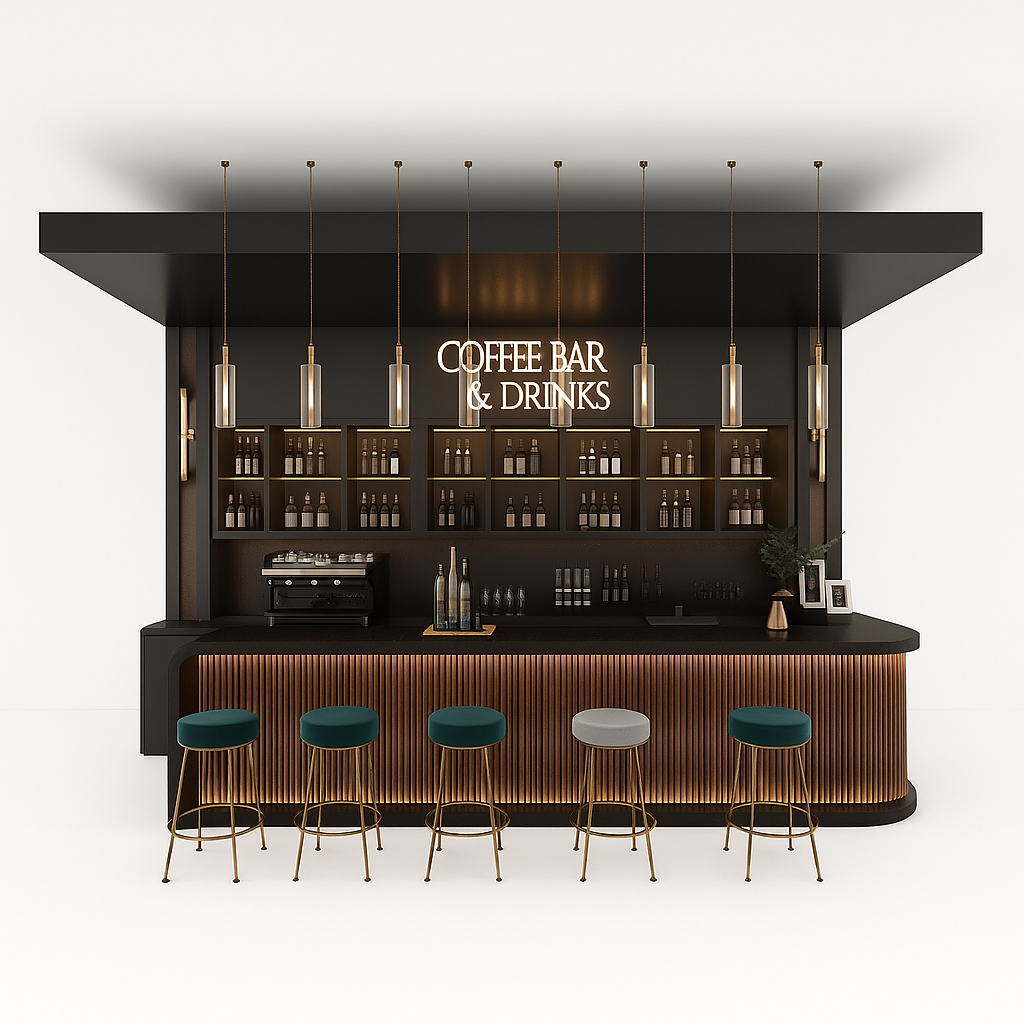 Nocturne Caffè & Cocktails Pro Home Bar by Lumenhaus