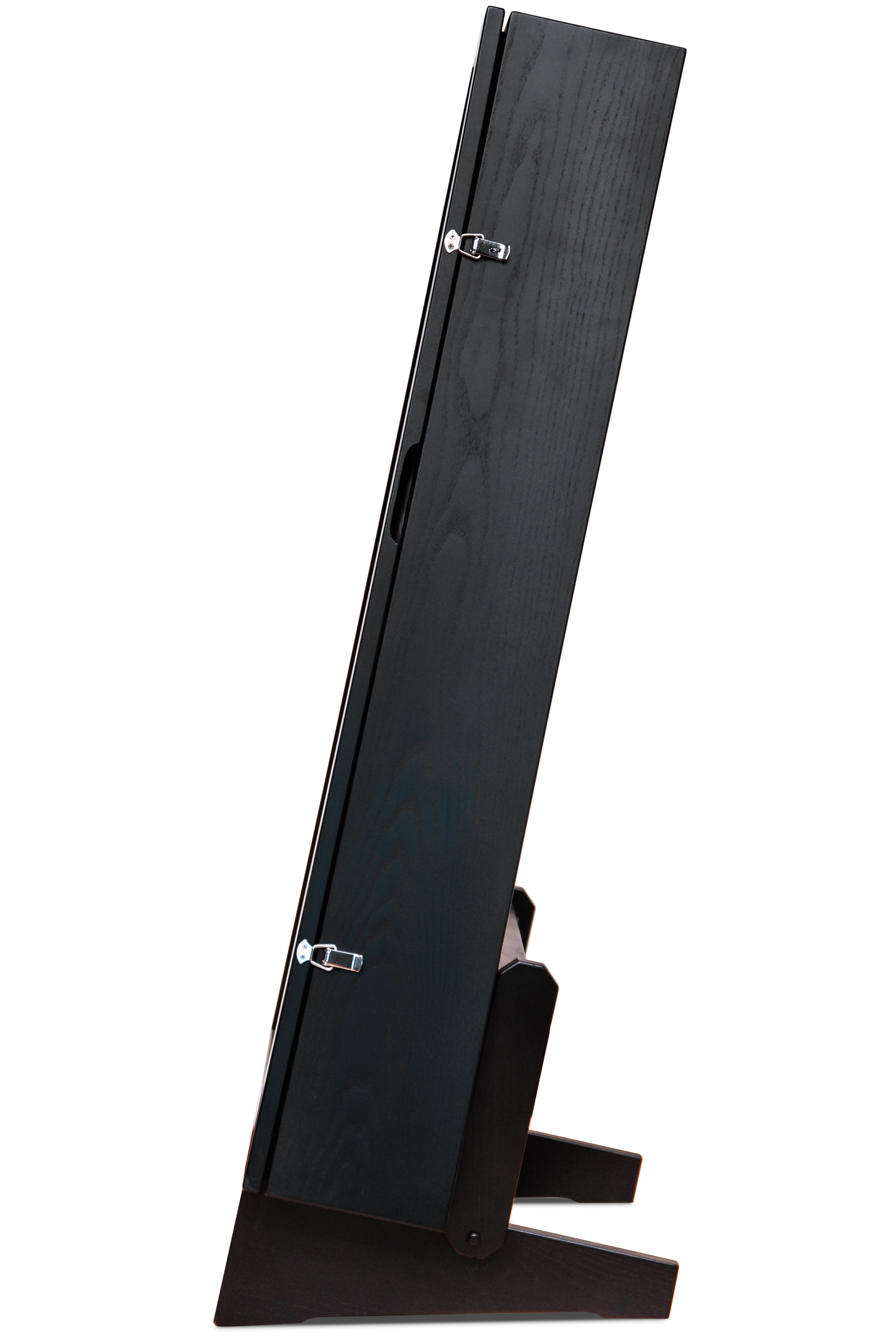 ClimaStand Triangle Humidor with Base - Northern White Ash with Piano Black