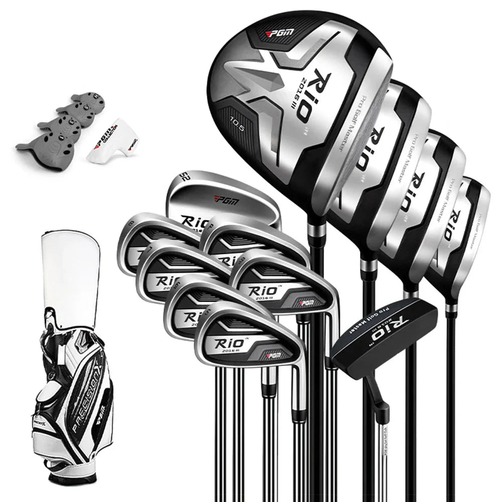 12-Piece Men's Right-Handed Golf Club Set with Bag
