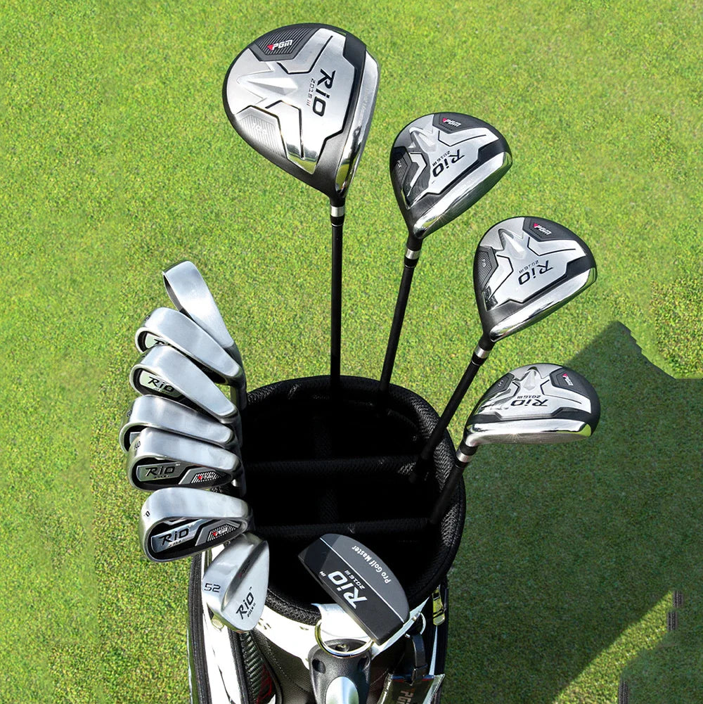 12-Piece Men's Right-Handed Golf Club Set with Bag