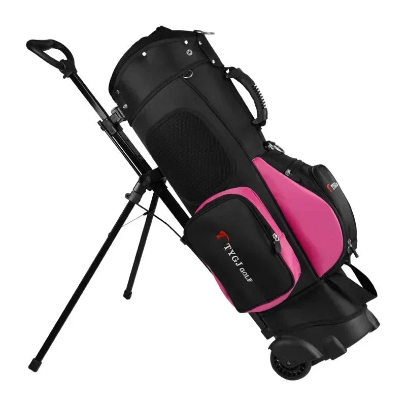 Large Capacity Golf Bag with Wheel and Ball Pack