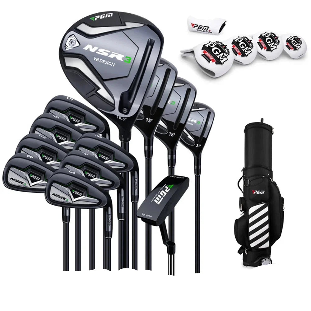 Professional Left-Handed Golf Set with Graphite Shafts and Bag