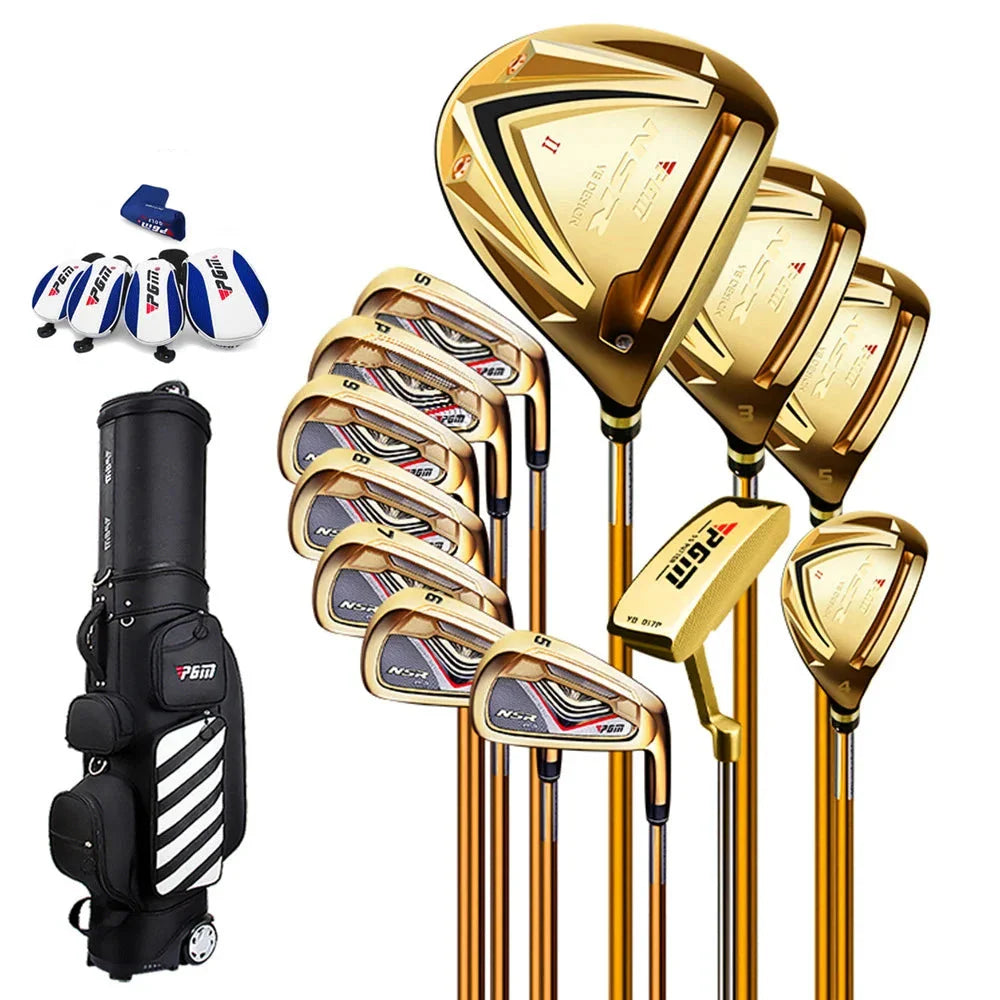 Professional Left-Handed Golf Set with Graphite Shafts and Bag