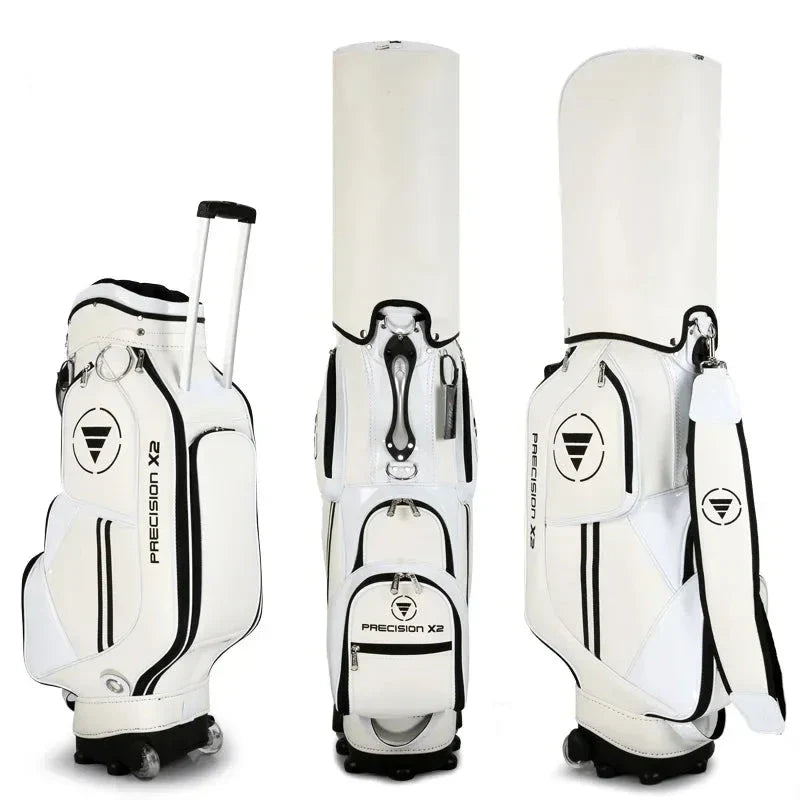 All in One Golf Package: Waterproof PU Stand Bag with Wheel