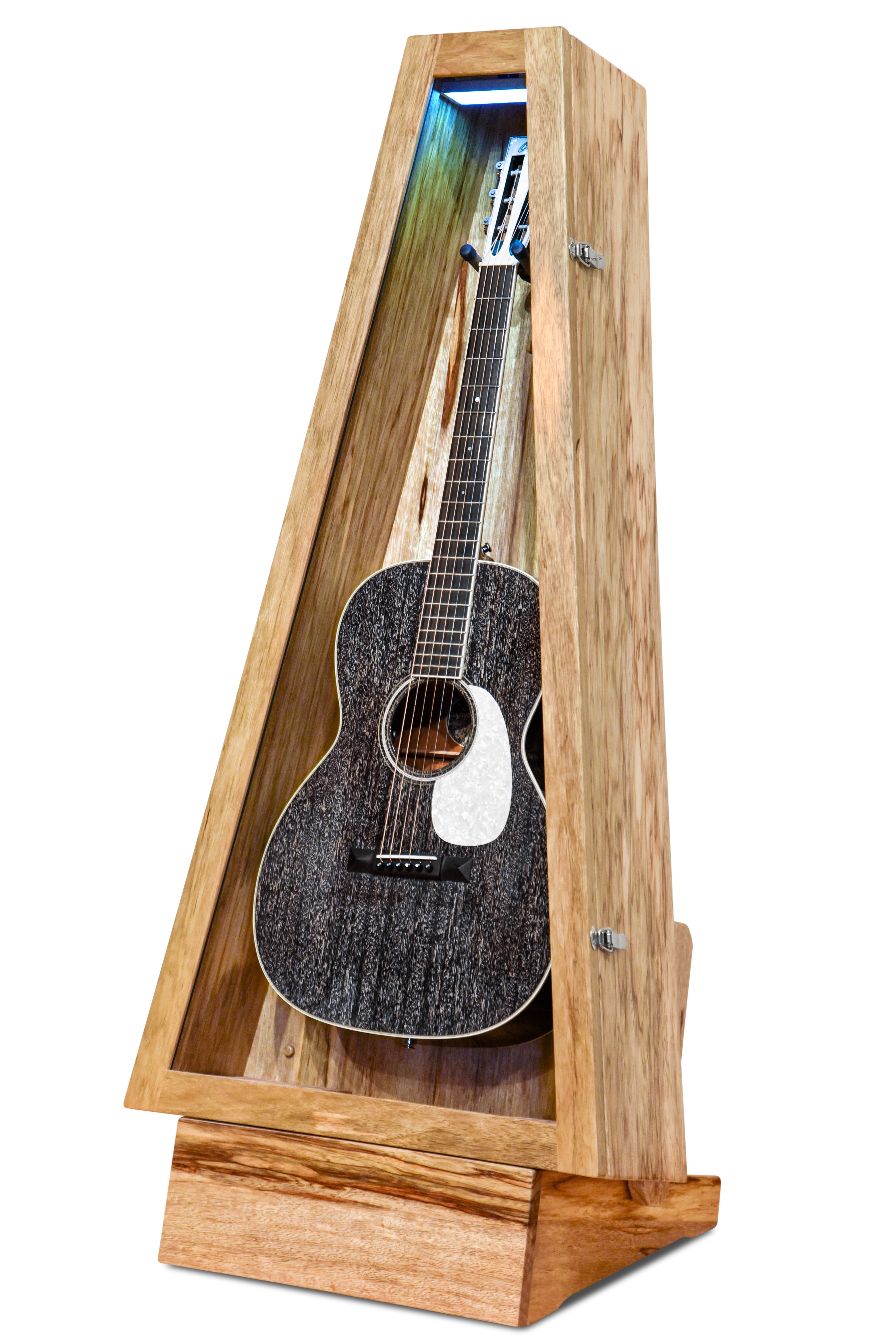 ClimaStand Triangle Humidor with Base - Black Limba