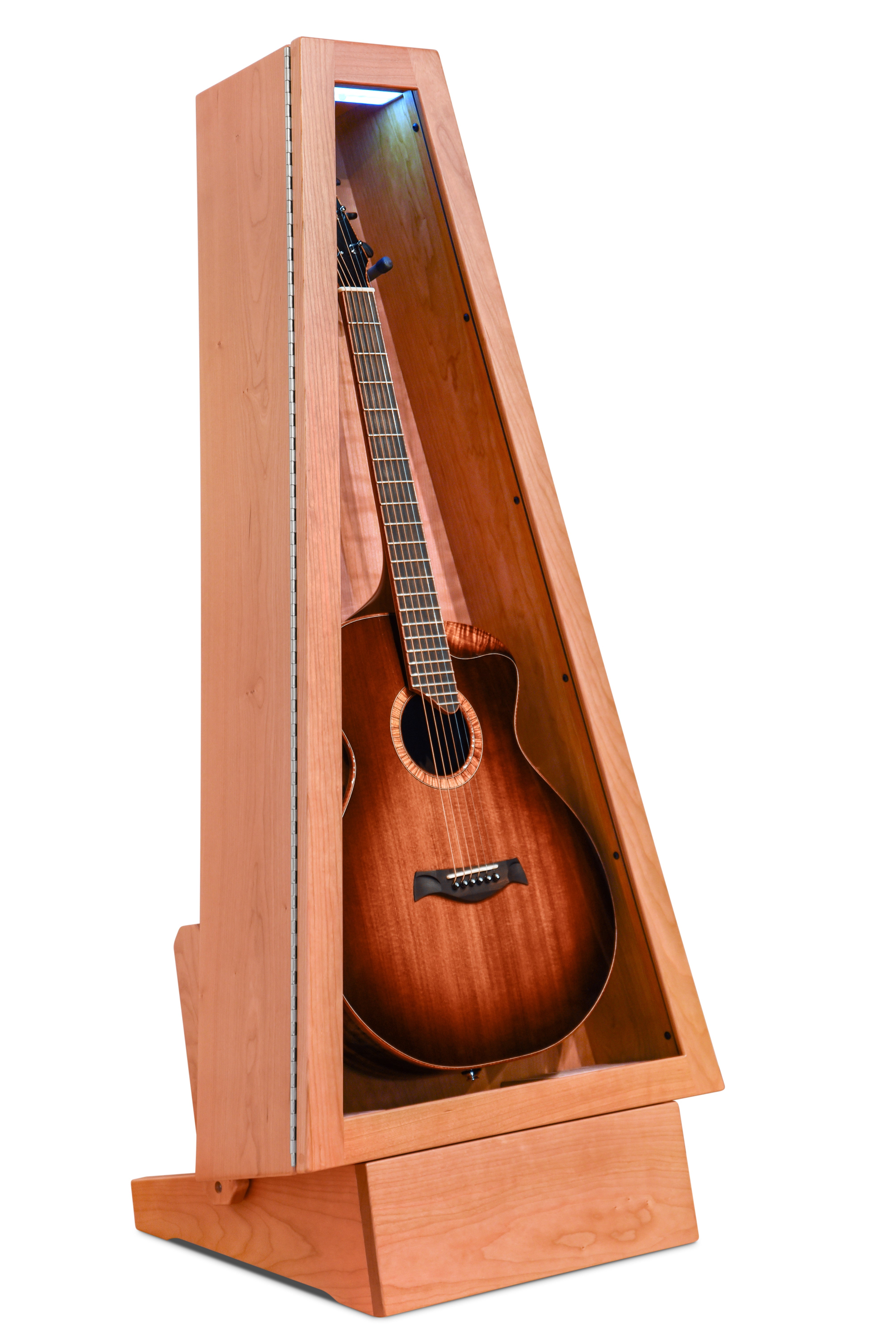 ClimaStand Triangle Humidor with Base - Cherry