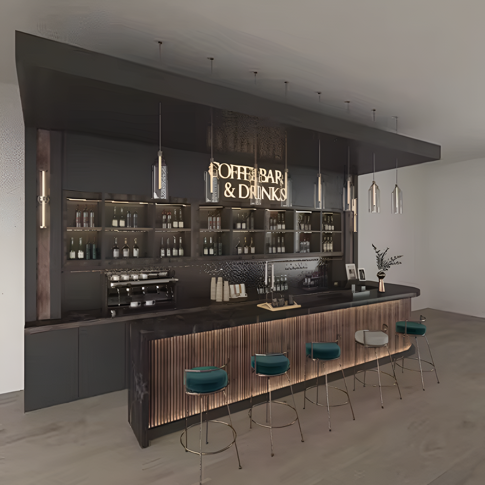 Nocturne Caffè & Cocktails Pro Home Bar by Lumenhaus