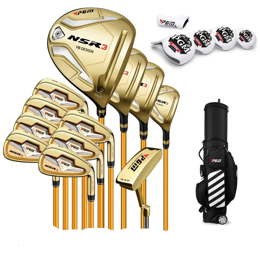 Professional Left-Handed Golf Set with Graphite Shafts and Bag
